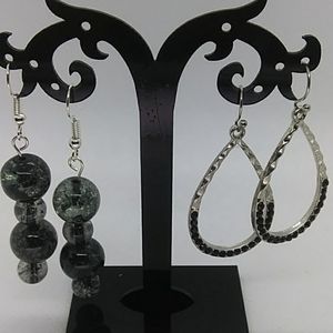 2 pair handmade earrings